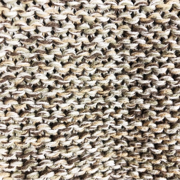J. Jill Open Knit Cotton Pull Over Sweater | Beige Brown | Size Small - Picture 10 of 10